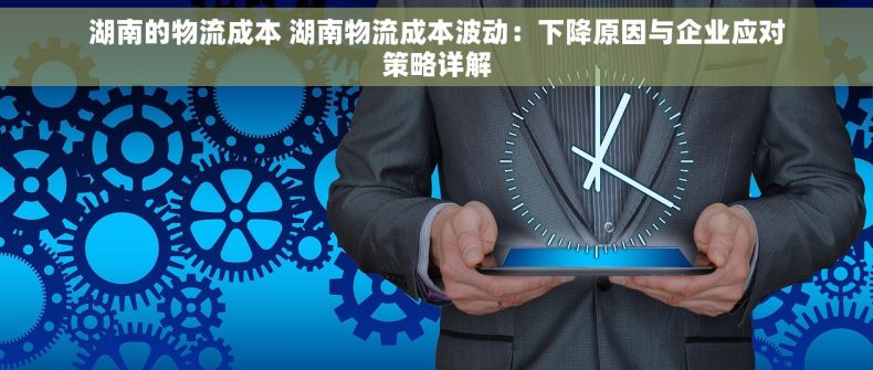湖南的物流成本 湖南物流成本波动：下降原因与企业应对策略详解