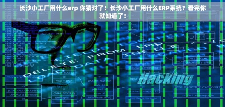 长沙小工厂用什么erp 你猜对了！长沙小工厂用什么ERP系统？看完你就知道了！