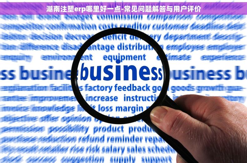 湖南注塑erp哪里好一点-常见问题解答与用户评价