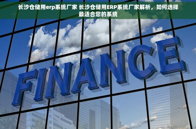 长沙仓储用erp系统厂家 长沙仓储用ERP系统厂家解析，如何选择最适合您的系统