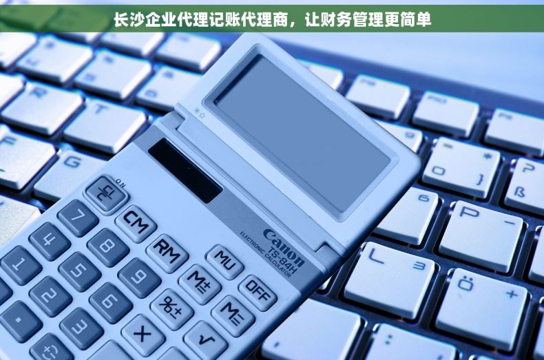 长沙企业代理记账代理商，让财务管理更简单