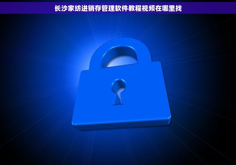 长沙家纺进销存管理软件教程视频在哪里找