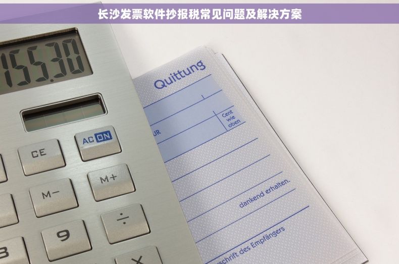 长沙发票软件抄报税常见问题及解决方案