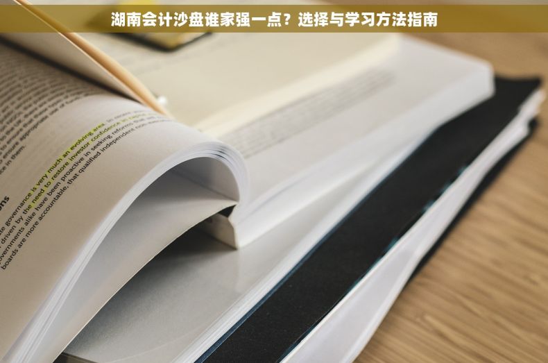 湖南会计沙盘谁家强一点？选择与学习方法指南