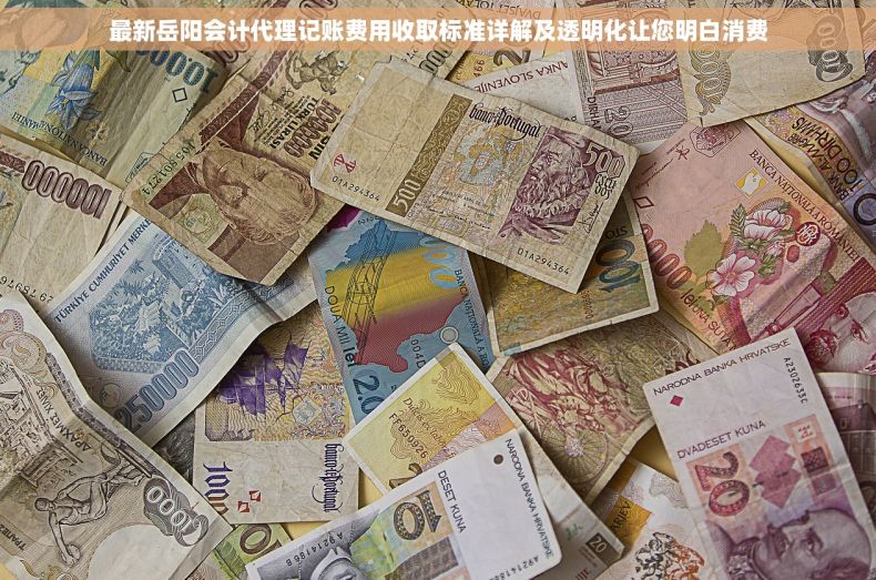 最新岳阳会计代理记账费用收取标准详解及透明化让您明白消费