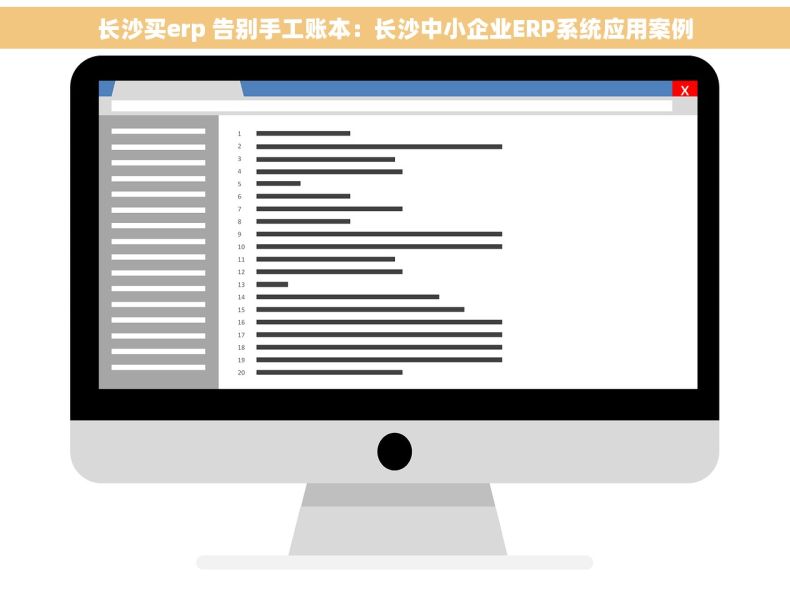 长沙买erp 告别手工账本：长沙中小企业ERP系统应用案例