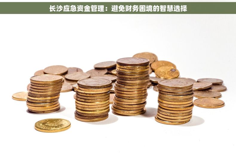 长沙应急资金管理：避免财务困境的智慧选择