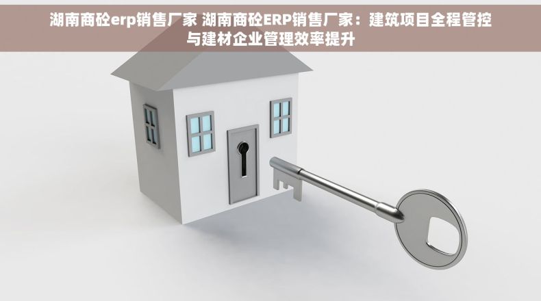 湖南商砼erp销售厂家 湖南商砼ERP销售厂家：建筑项目全程管控与建材企业管理效率提升