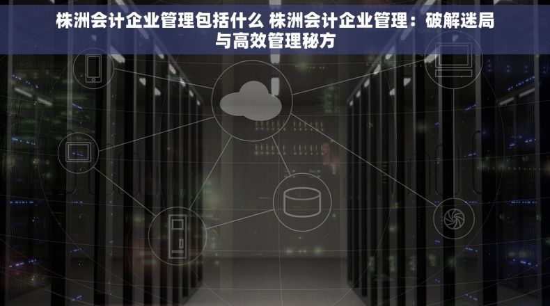 株洲会计企业管理包括什么 株洲会计企业管理：破解迷局与高效管理秘方