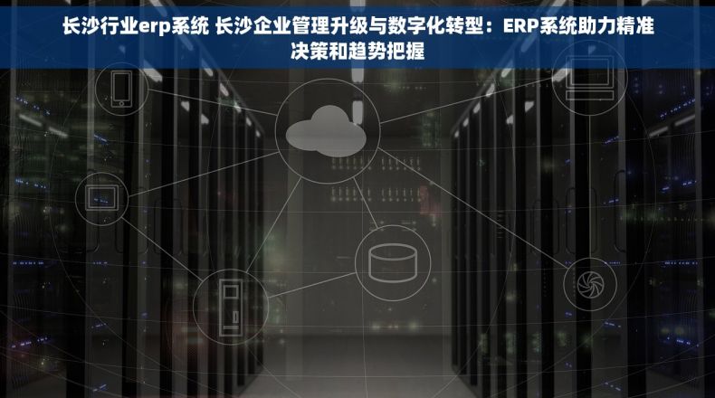 长沙行业erp系统 长沙企业管理升级与数字化转型：ERP系统助力精准决策和趋势把握
