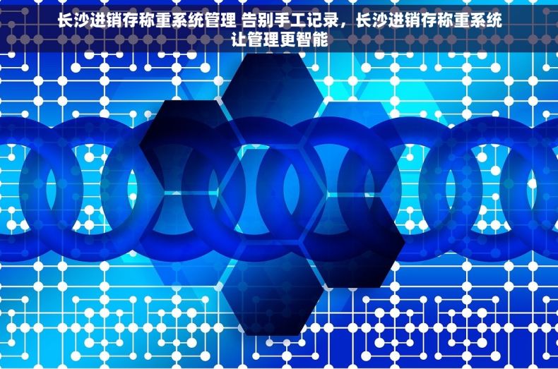 长沙进销存称重系统管理 告别手工记录，长沙进销存称重系统让管理更智能