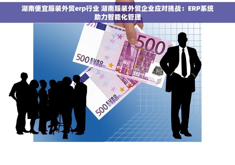 湖南便宜服装外贸erp行业 湖南服装外贸企业应对挑战：ERP系统助力智能化管理