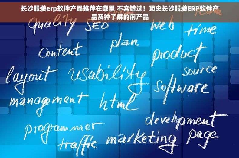 长沙服装erp软件产品推荐在哪里 不容错过！顶尖长沙服装ERP软件产品及钟了解的前产品