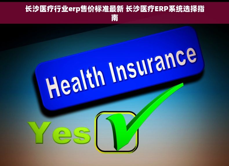 长沙医疗行业erp售价标准最新 长沙医疗ERP系统选择指南
