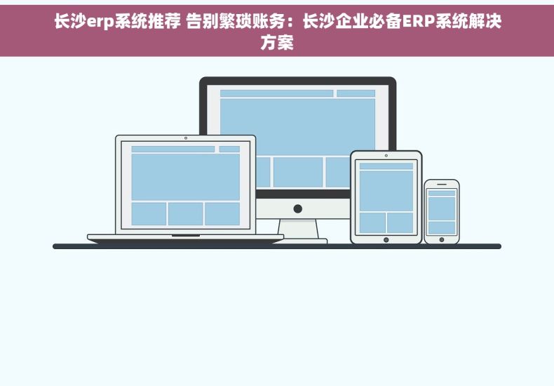 长沙erp系统推荐 告别繁琐账务：长沙企业必备ERP系统解决方案