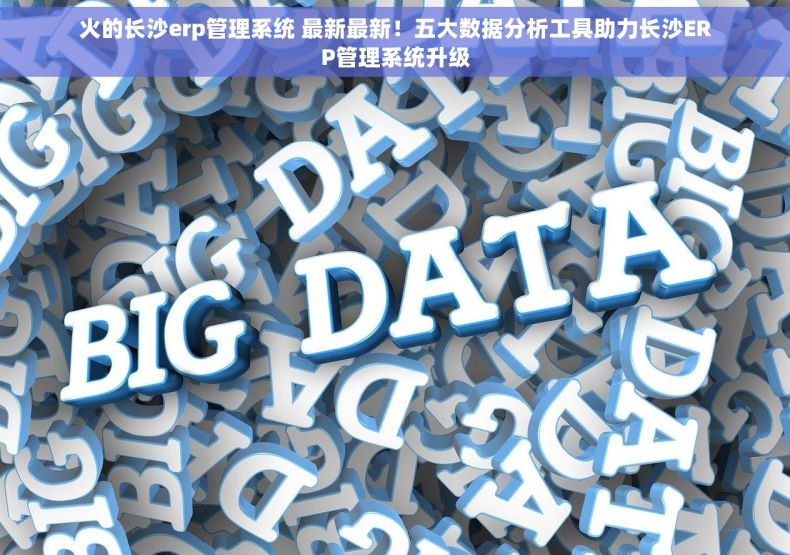 火的长沙erp管理系统 最新最新！五大数据分析工具助力长沙ERP管理系统升级