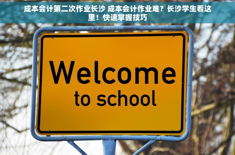 成本会计第二次作业长沙 成本会计作业难？长沙学生看这里！快速掌握技巧