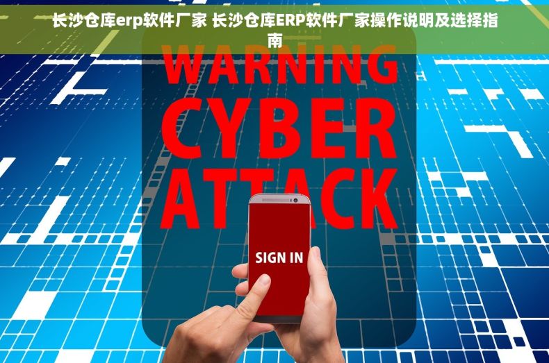 长沙仓库erp软件厂家 长沙仓库ERP软件厂家操作说明及选择指南