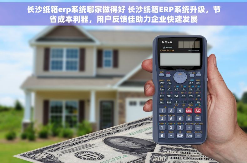 长沙纸箱erp系统哪家做得好 长沙纸箱ERP系统升级，节省成本利器，用户反馈佳助力企业快速发展