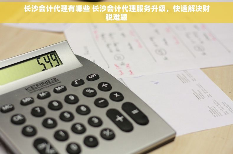 长沙会计代理有哪些 长沙会计代理服务升级，快速解决财税难题