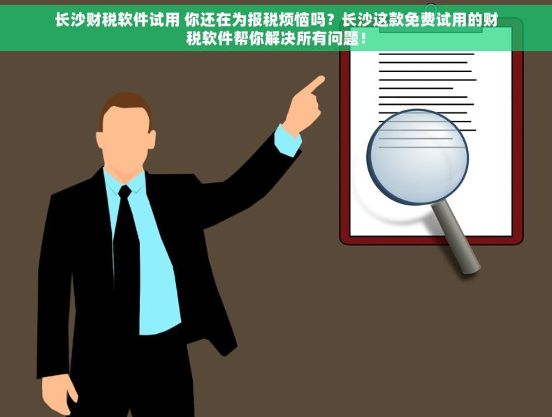 长沙财税软件试用 你还在为报税烦恼吗？长沙这款免费试用的财税软件帮你解决所有问题！