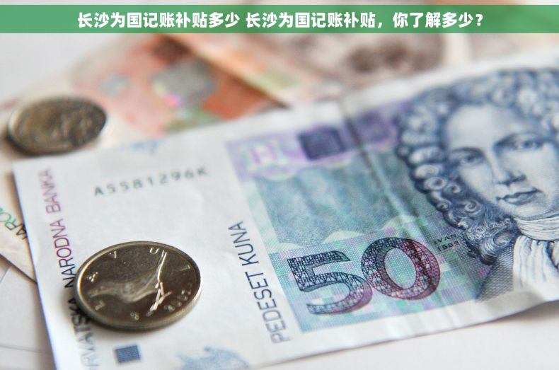 长沙为国记账补贴多少 长沙为国记账补贴，你了解多少？