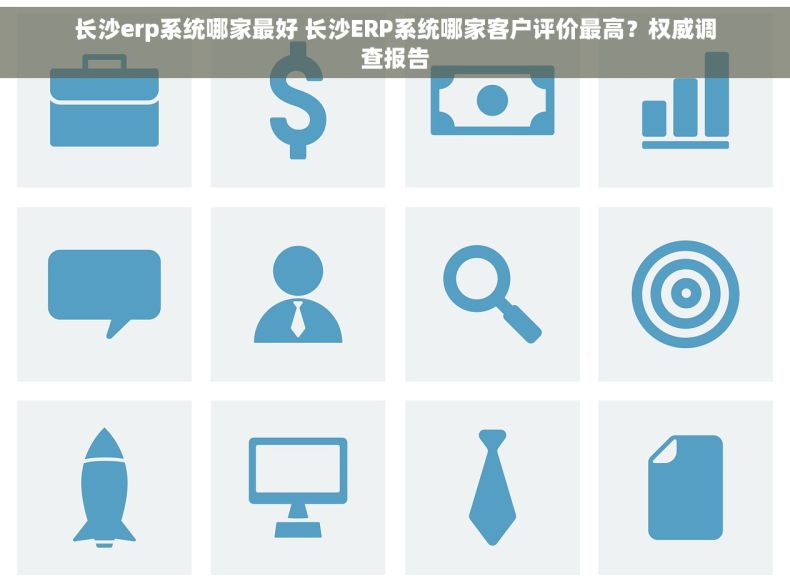 长沙erp系统哪家最好 长沙ERP系统哪家客户评价最高？权威调查报告