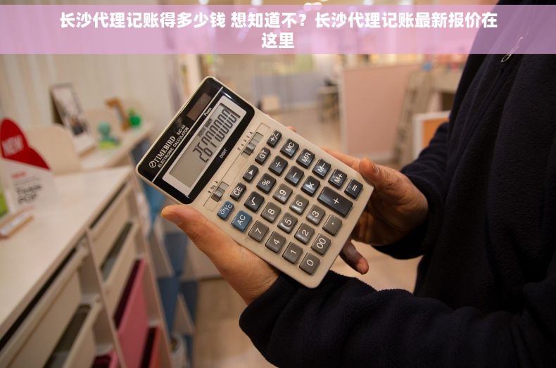 长沙代理记账得多少钱 想知道不？长沙代理记账最新报价在这里