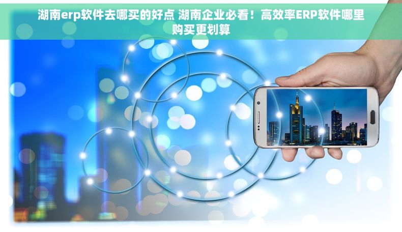 湖南erp软件去哪买的好点 湖南企业必看！高效率ERP软件哪里购买更划算