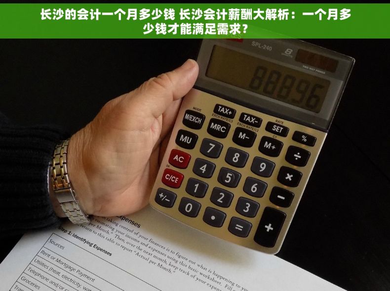 长沙的会计一个月多少钱 长沙会计薪酬大解析：一个月多少钱才能满足需求？