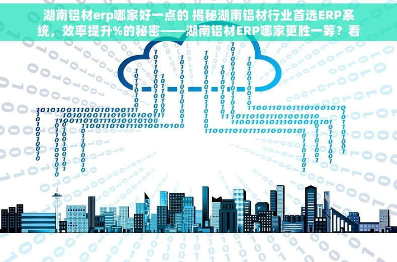 湖南铝材erp哪家好一点的 揭秘湖南铝材行业首选ERP系统，效率提升%的秘密——湖南铝材ERP哪家更胜一筹？看这家企业如何轻松应对市场变化