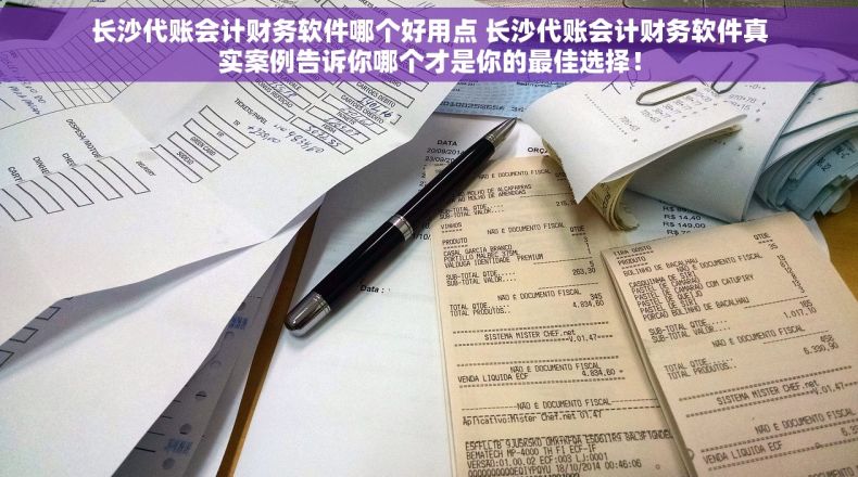 长沙代账会计财务软件哪个好用点 长沙代账会计财务软件真实案例告诉你哪个才是你的最佳选择！