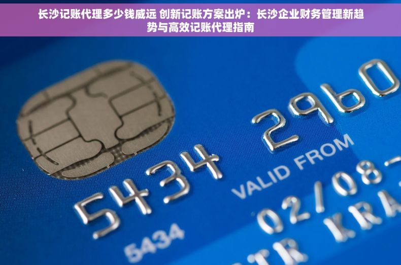 长沙记账代理多少钱威远 创新记账方案出炉：长沙企业财务管理新趋势与高效记账代理指南