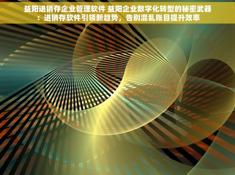 益阳进销存企业管理软件 益阳企业数字化转型的秘密武器：进销存软件引领新趋势，告别混乱账目提升效率