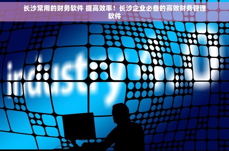 长沙常用的财务软件 提高效率！长沙企业必备的高效财务管理软件