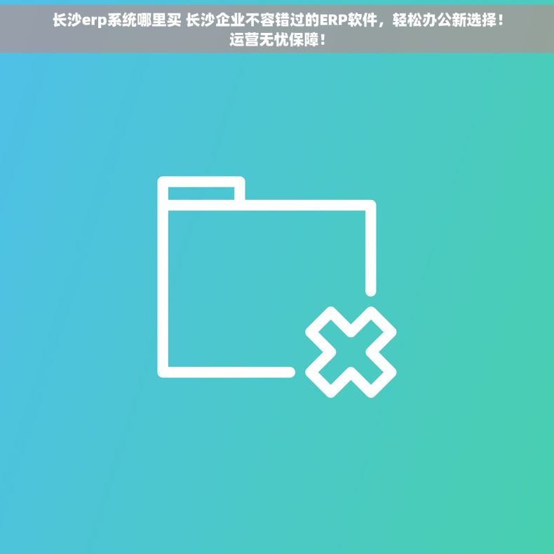 长沙erp系统哪里买 长沙企业不容错过的ERP软件，轻松办公新选择！运营无忧保障！
