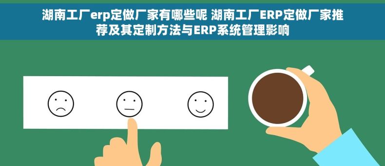 湖南工厂erp定做厂家有哪些呢 湖南工厂ERP定做厂家推荐及其定制方法与ERP系统管理影响