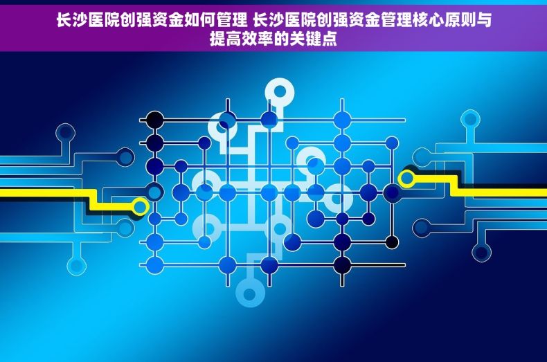 长沙医院创强资金如何管理 长沙医院创强资金管理核心原则与提高效率的关键点