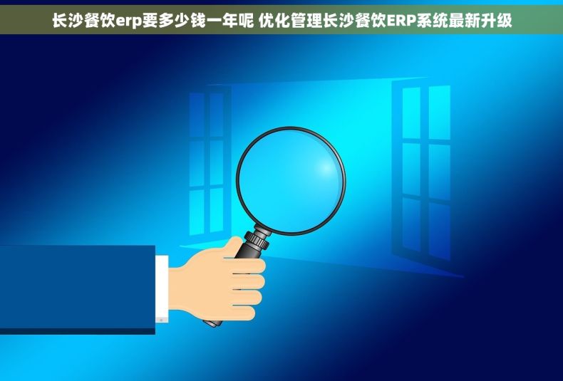 长沙餐饮erp要多少钱一年呢 优化管理长沙餐饮ERP系统最新升级