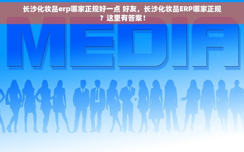 长沙化妆品erp哪家正规好一点 好友，长沙化妆品ERP哪家正规？这里有答案！