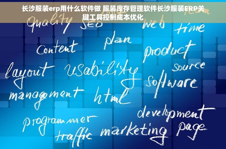 长沙服装erp用什么软件做 服装库存管理软件长沙服装ERP关键工具控制成本优化