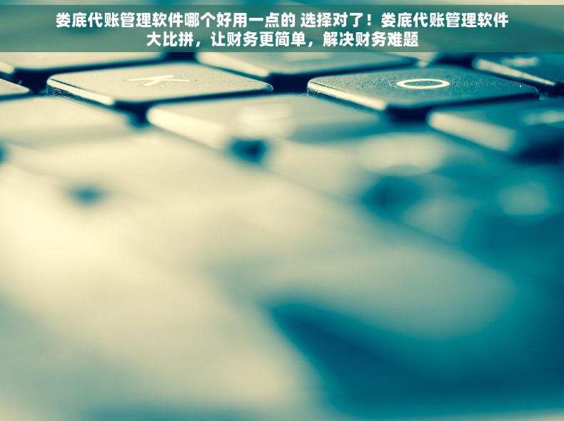 娄底代账管理软件哪个好用一点的 选择对了！娄底代账管理软件大比拼，让财务更简单，解决财务难题
