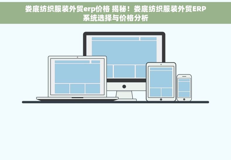 娄底纺织服装外贸erp价格 揭秘！娄底纺织服装外贸ERP系统选择与价格分析
