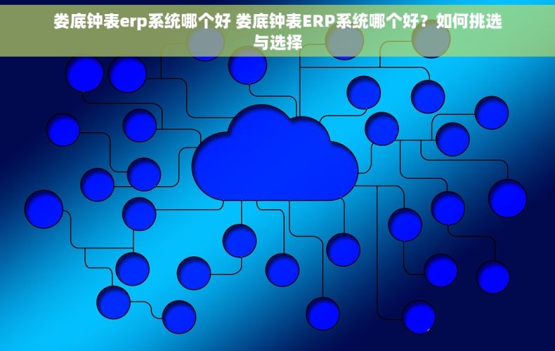 娄底钟表erp系统哪个好 娄底钟表ERP系统哪个好？如何挑选与选择
