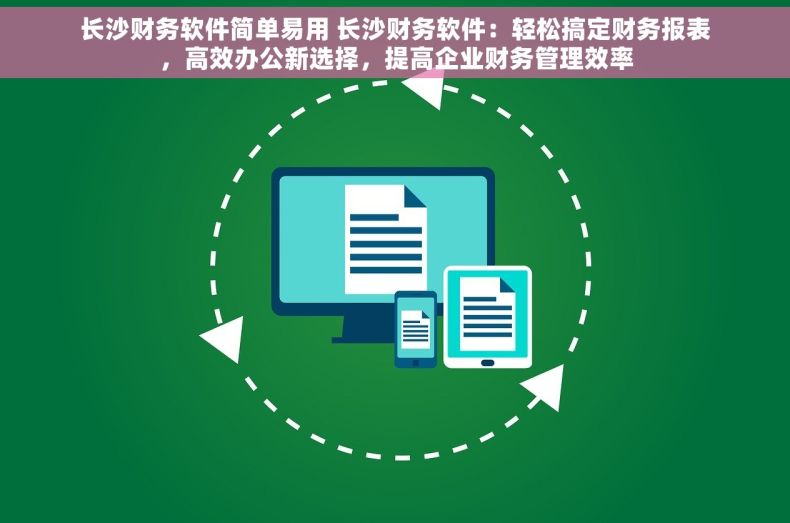 长沙财务软件简单易用 长沙财务软件：轻松搞定财务报表，高效办公新选择，提高企业财务管理效率