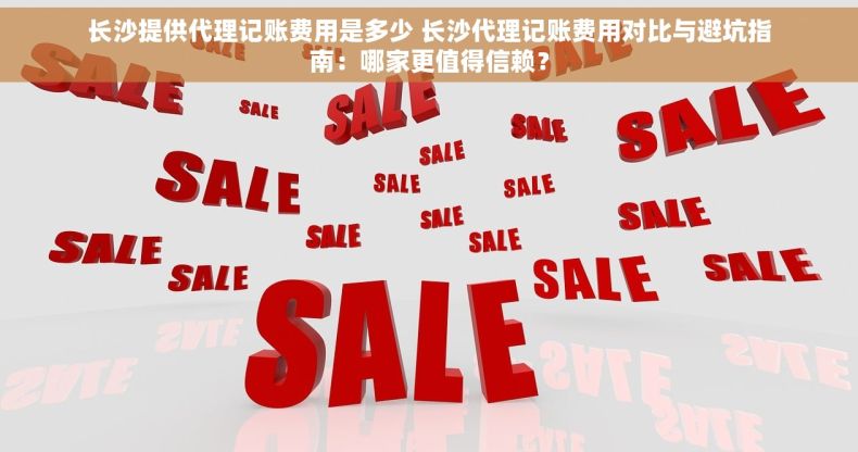 长沙提供代理记账费用是多少 长沙代理记账费用对比与避坑指南：哪家更值得信赖？