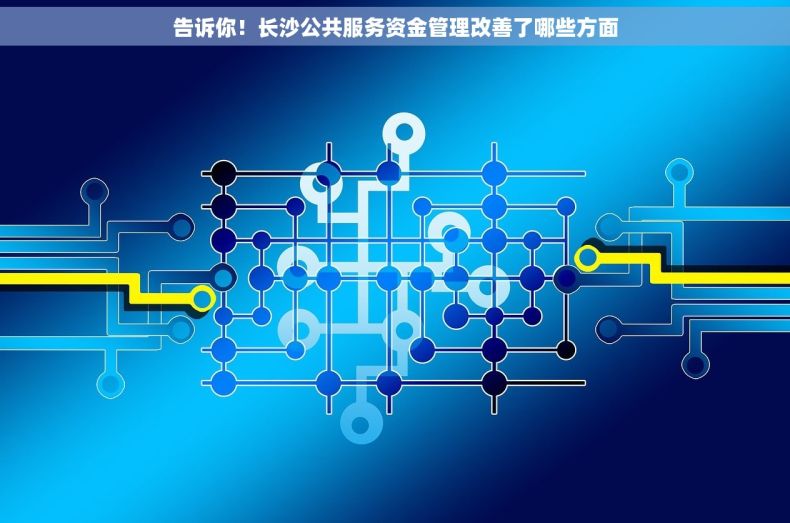 告诉你！长沙公共服务资金管理改善了哪些方面