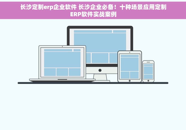 长沙定制erp企业软件 长沙企业必备！十种场景应用定制ERP软件实战案例