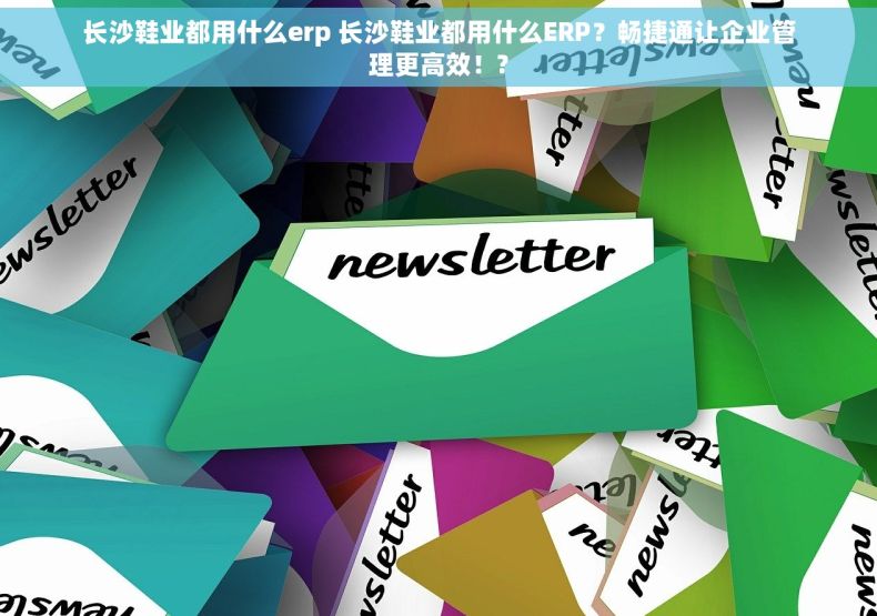 长沙鞋业都用什么erp 长沙鞋业都用什么ERP？畅捷通让企业管理更高效！?