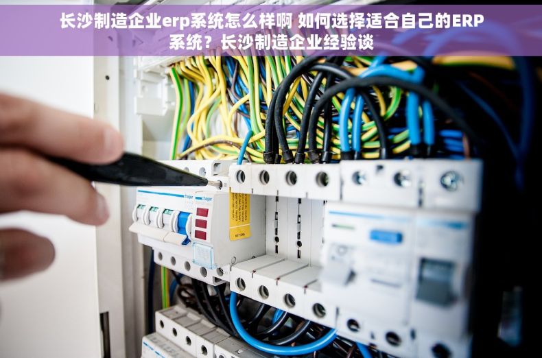 长沙制造企业erp系统怎么样啊 如何选择适合自己的ERP系统？长沙制造企业经验谈